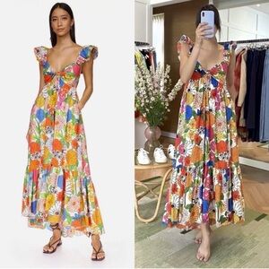 CARA CARA Ileana Floral Maxi Dress S